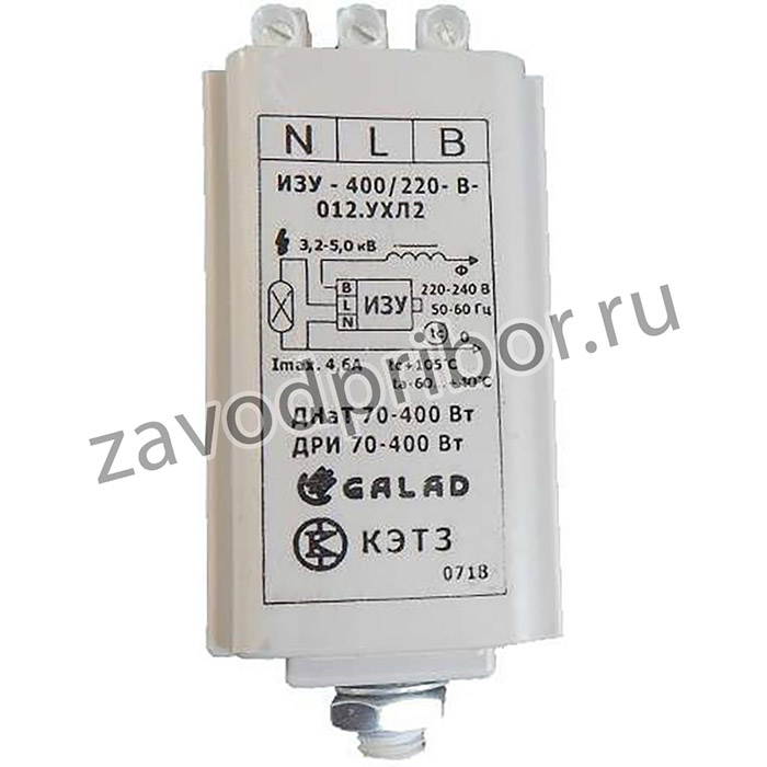 Устройство зажигающее импульс. ИЗУ-400/220-В-012 УХЛ2 GALAD 10160