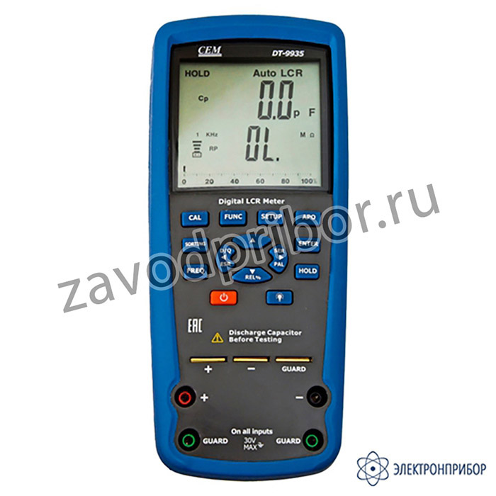 DT-9935 — профессиональный LCR-метр с автоматическим выбором режима измерений