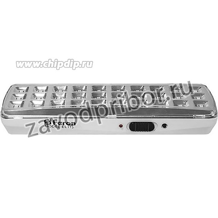 Светильник светодиодный аккумуляторный EL-115 30LED DC белый 12668 Feron