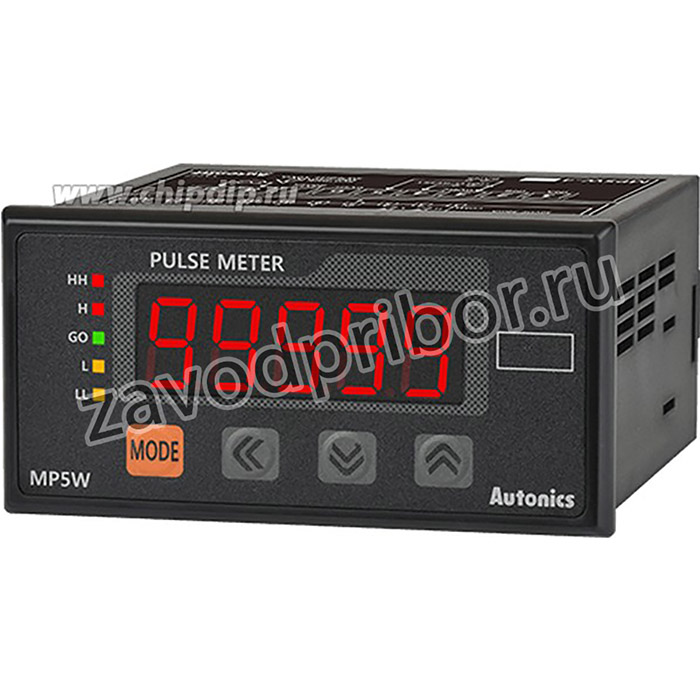 MP5W-48 100-240VAC счетчик импульсов 96х48мм, вход PNP/NPN, 16 режимов, выход NPN НО+RS485