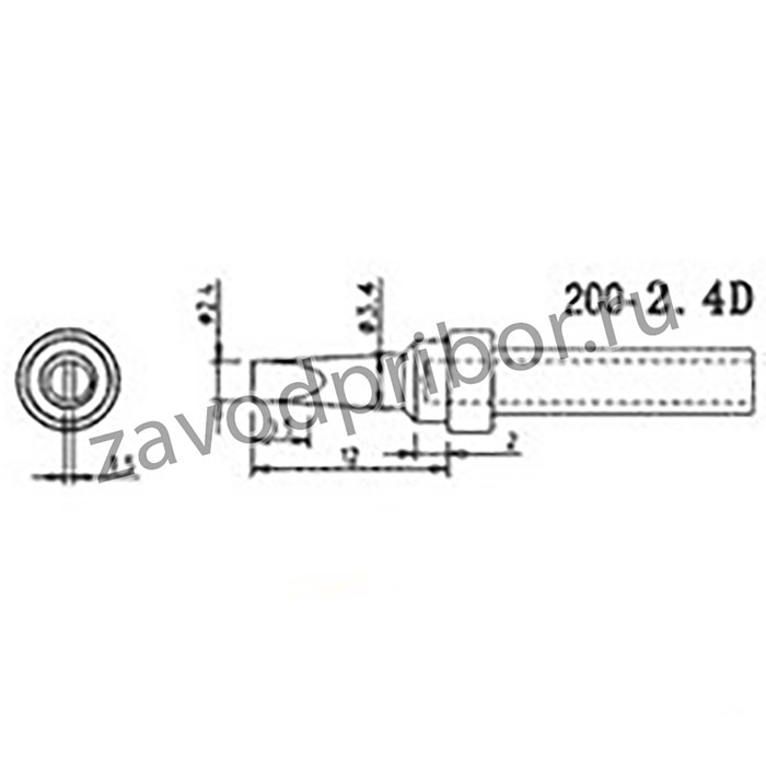 Quick QK200-T-2.4D — насадка паяльная для Quick