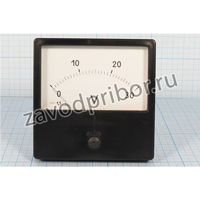 Голова измерительная вольтметр 80x80\ 30В\М42300\1,5; гол В 80x80\ 30В\М42300\1,5\