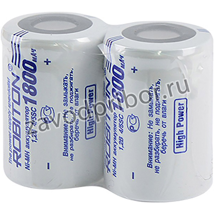 ROBITON 1800MH4/5SC-2 High Power SR2, Аккумулятор