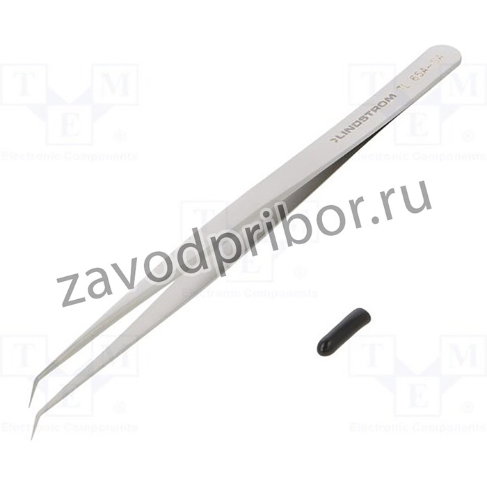 SA.TL65A-SA, Пинцет, 140мм, прецизионные работы, Лезвия: изогнутые