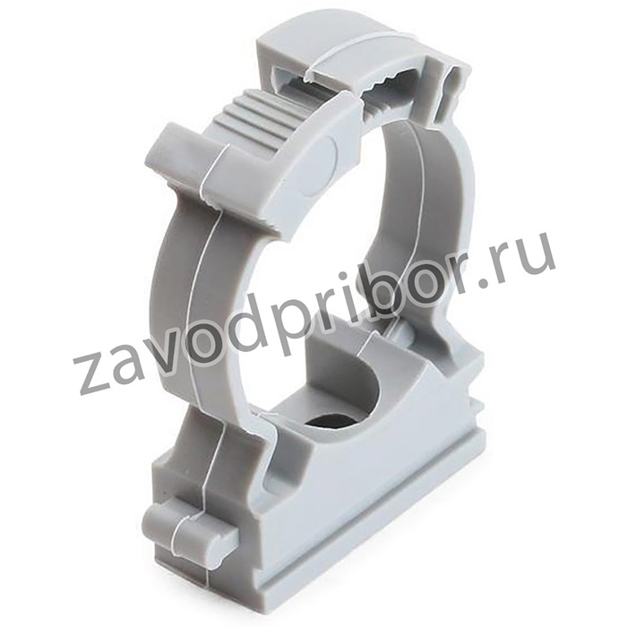 Держатель для труб (клипса) d32мм с замком (уп.150шт) Fortisflex 74362