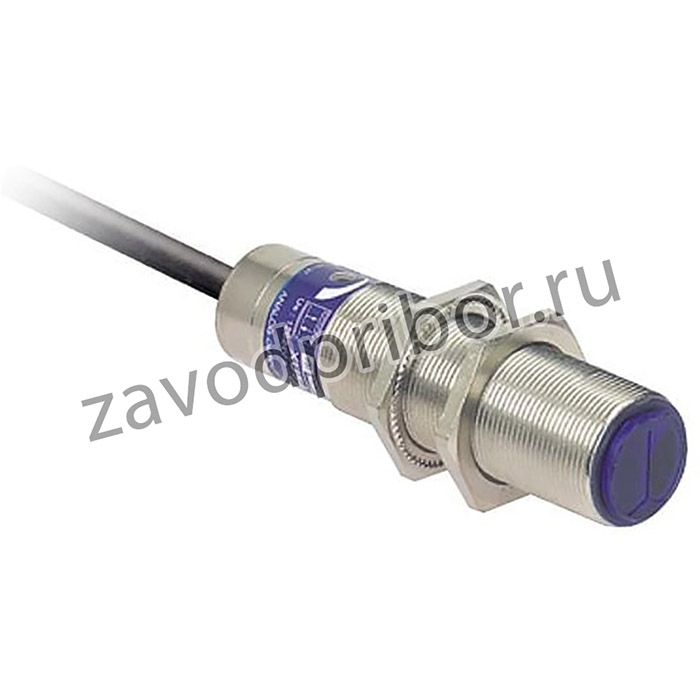 XU5M18MA230, Фотоэлектрический датчик, диффузный, M18, серия OsiSense XU, NO, 400мм, 24 до 240В AC/DC