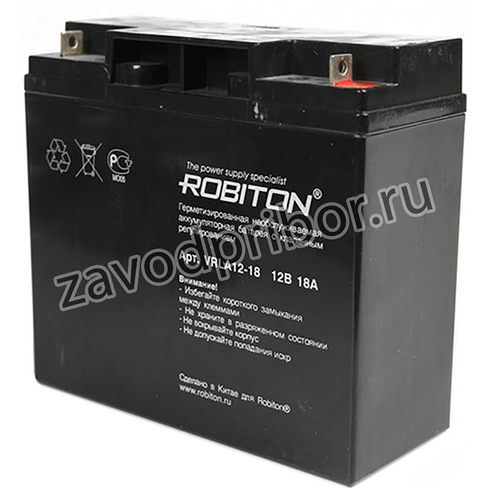ROBITON VRLA12-18, Аккумулятор