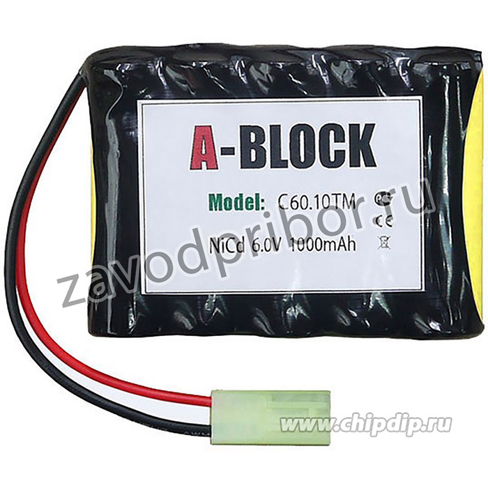A-BLOCK C60.10TM, Аккумуляторная сборка NiCd 6.0V 1000mAh