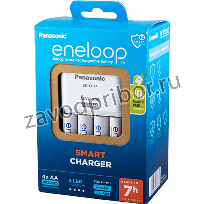 K-KJ17MCD40E, Smart Battery Charger, BQCC17, NiMH, 1 to 4x Cells / AA / AAA