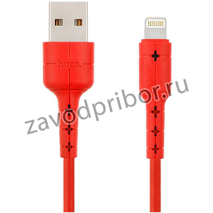 Кабель USB HOCO (X30 Star) для iPhone Lightning 8 pin 1 м (красный)