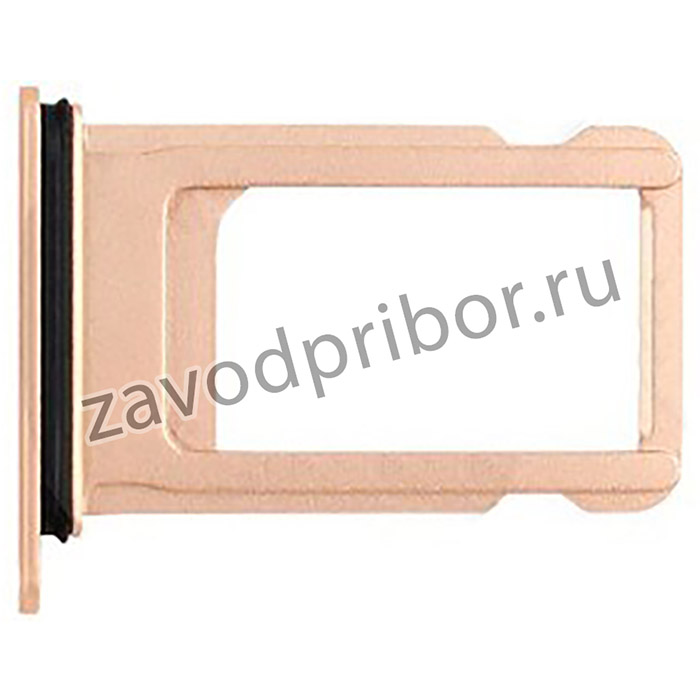 Держатель (лоток) SIM карты для Apple iPhone 8 Plus розовое золото