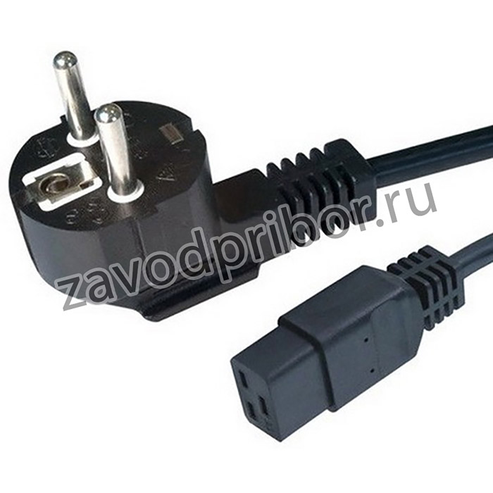 Кабель питания для UPC Cablexpert PC-186-C19, 1.8м, Schuko-С19, 16А, Сечение провода: 1,5 мм2, черный, с заземлением {50}