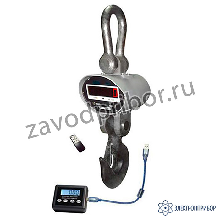 КВ-30Т-М с ПДУ180 индустриальные — крановые весы (морозоустойчивые), 30000 кг, с пультом дистанционного управления