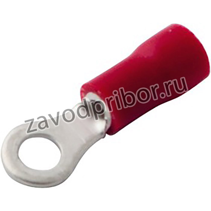 08-0012, Наконечник кольцевой изолированный _ 3.7 мм 0.5-1.5 мм2 (НКи 1.5-3.5) красный