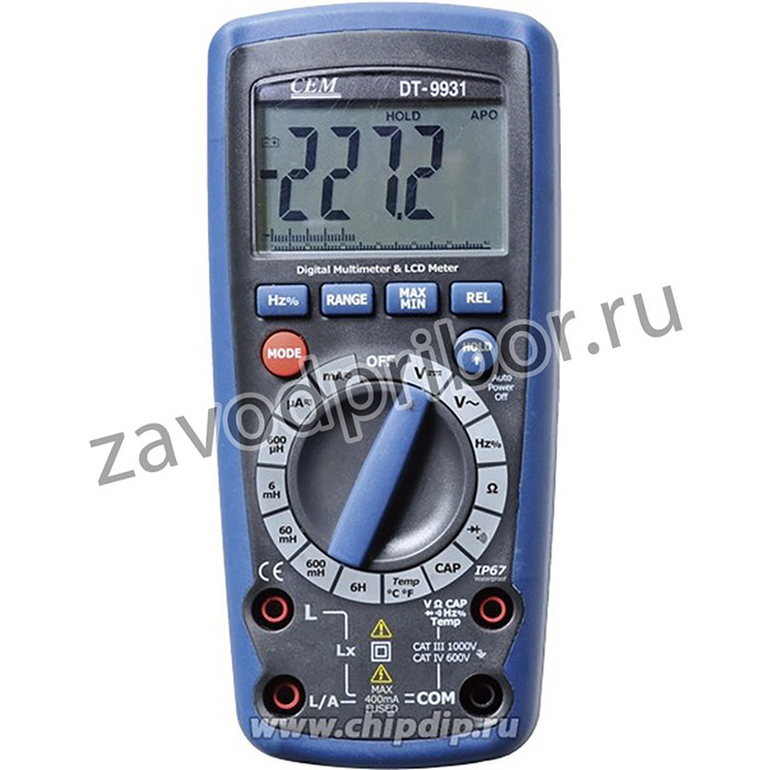 DT-9931, Мультиметр цифровой с функцией измерения RLC