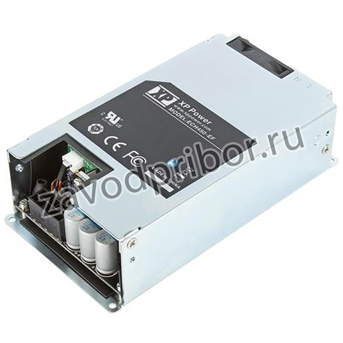 ECH450PS54-EF, Switching Power Supplies AC-DC 450W 3x5" ITE & MEDICAL END FAN