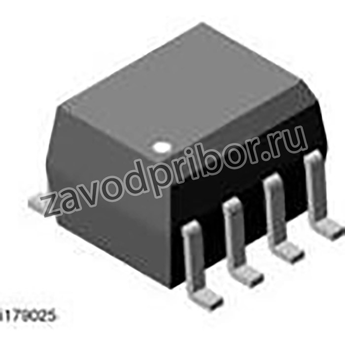 ILD205T, Оптрон, SMD, Каналы 2, Вых транзисторный, Uизол 4кВ, Uce 70В, SO8
