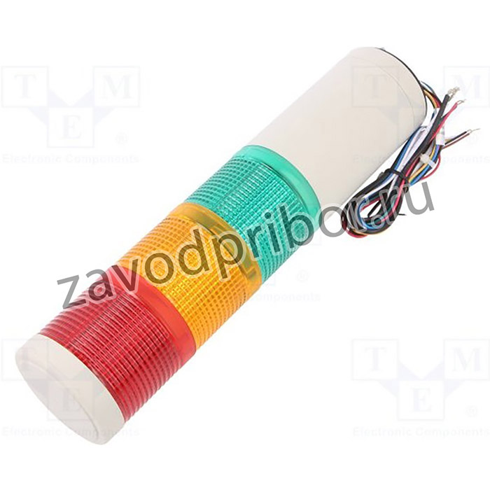 QTG60MLFBZ324RAG, Сигнализатор: сигнальная колонна, LED, красный/янтарный/зеленый