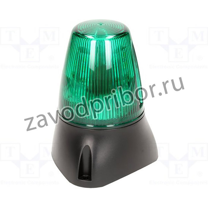 LEDA100-02-04, Сигнализатор: светозвуковой, 20-30ВDC, 20-30ВAC, 8x LED, зеленый