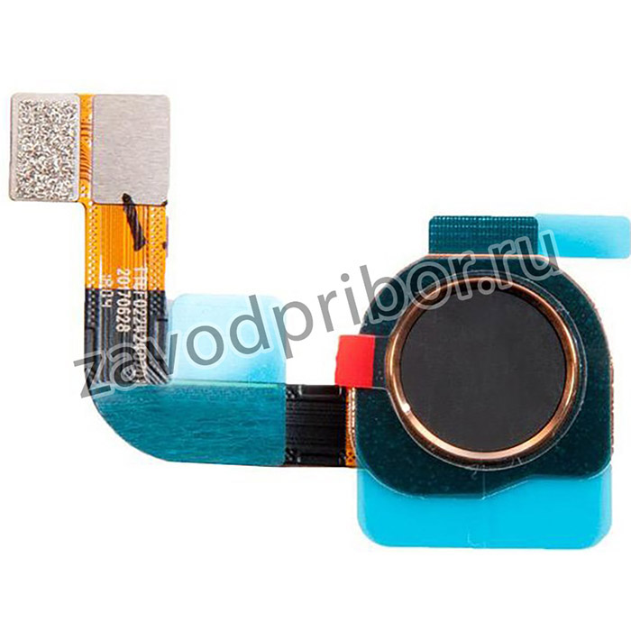 Шлейф сканера отпечатка пальца для Nokia 7 plus черный, AAA+