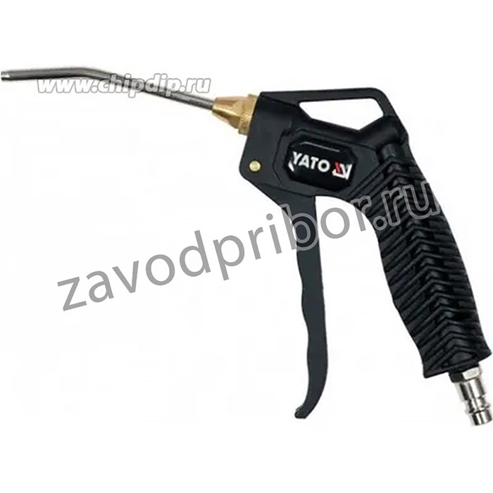 YT-23731, Пистолет обдувочный длина сопла 110 мм, 8 Bar