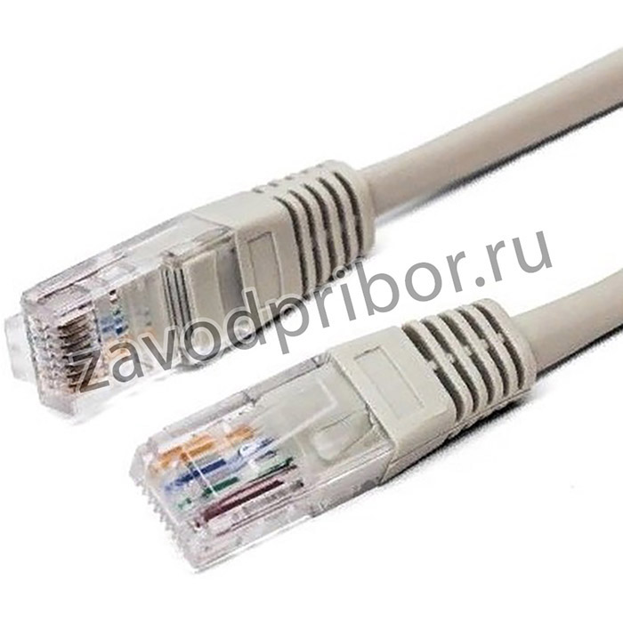 Filum FL-U5-C-0.5M Кабель патч-корд, U/UTP 5e cat. 0.5м, 26AWG(7x0.16 мм), чистая медь, PVC, серый