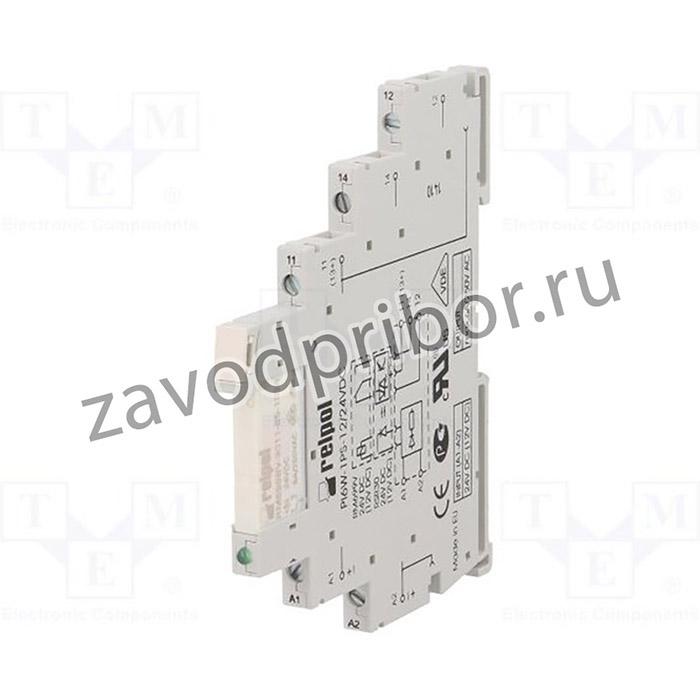 PIR6W1PS24VDCR, Реле: интерфейсное, SPDT, Uобмотки: 24ВDC, 6А, SPDT, 6A/230ВAC, DIN