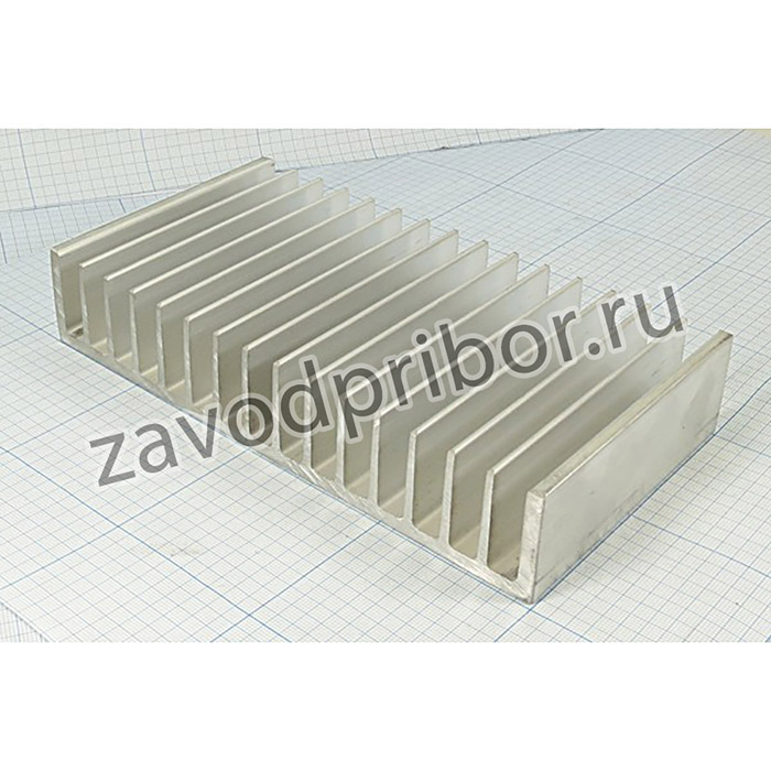 Радиатор охлаждения 100x187x 35, F54, 24, Al, серый, KRA5352/100; охладитель 100x187x 35\F54\24\Al\ сер\KRA5352/100\