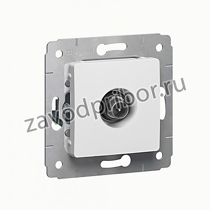 Legrand Cariva Бел Розетка TV оконечная 10 дБ, 4-2150 МГц