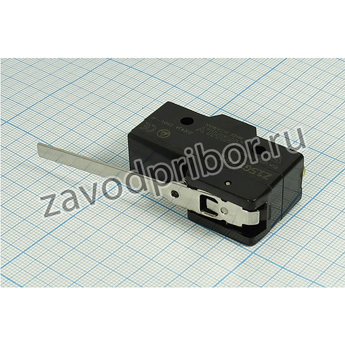 Микропереключатель 220В/15А, рычаг 65мм, № 10216 ПКонц 49x17 x30\220\15\ON-(ON) \\L65\SF-6045\; ПКонц 49x17 x30\220\15\ON- (ON)\\L65\SF-6045