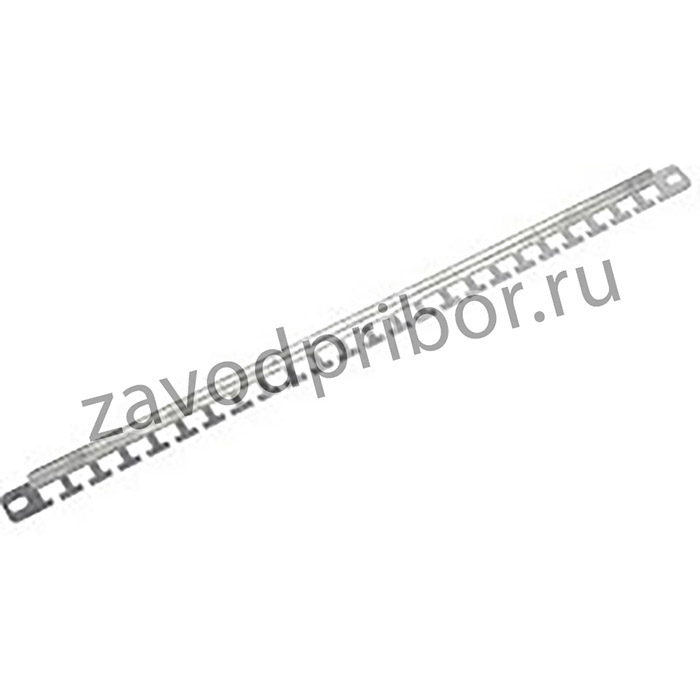 ЦМО Органайзер кабельный горизонтальный 19" для крепления стяжек, оцинкованный (ГКО-У)