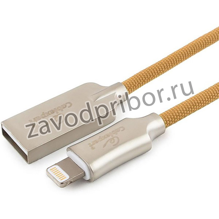 Кабель USB 2.0 - Lightning MFI, М/М, 1 м, Cablexpert, зо, CC-P-APUSB02Gd-1M