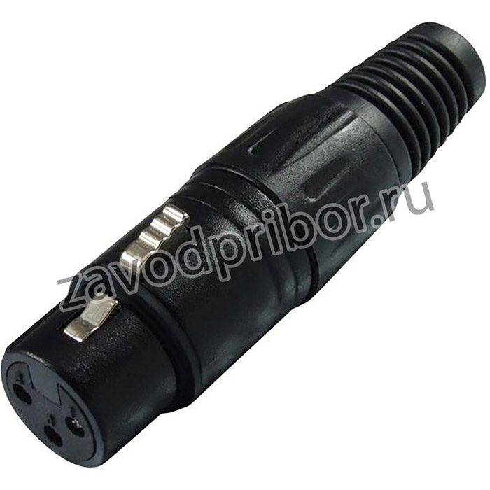 PS000229, Аудио разъем XLR, 3 контакт(-ов), Гнездо, Монтаж на Кабель, Контакты с Покрытием из Серебра