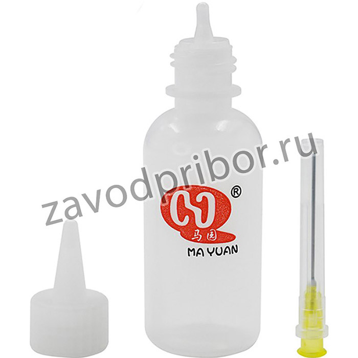 Емкость для флюса с диспенсером и иглой MS-036