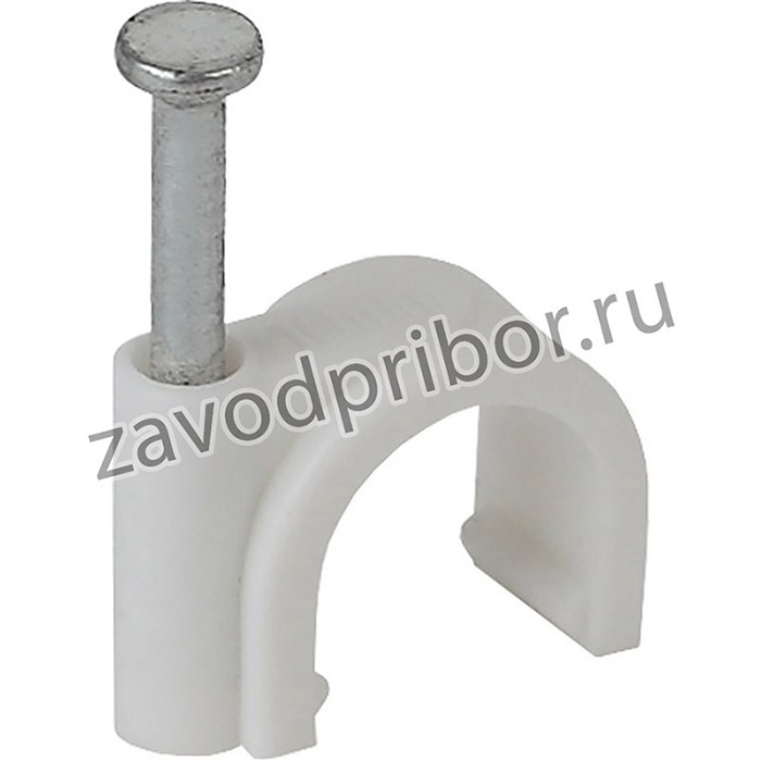 ЭРА Скоба 16мм круглая пластиковая (50шт) Б0038898