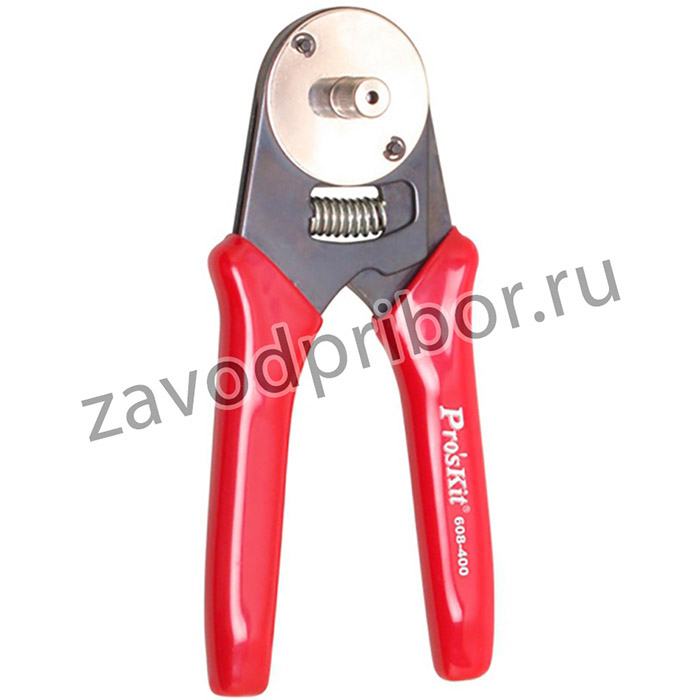 ProsKit 608-400 — клещи для обжима цилиндрических контактов разъемов RS232 D-sub