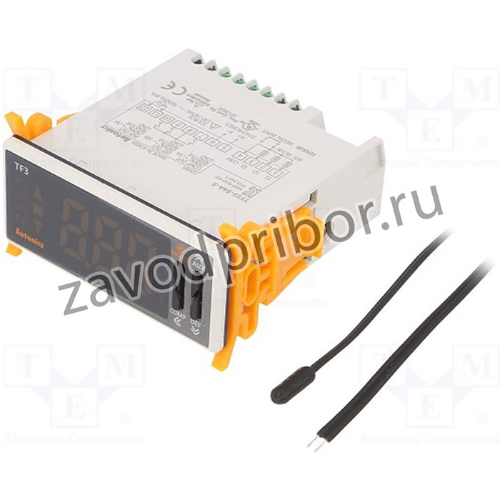 TF33-34A-S, Модуль: регулятор, NTC, температура, SPST-NO, OUT 2: SPST-NO, IN: 3