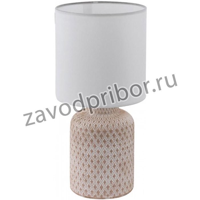 Eglo 97773 Настольная лампа BELLARIVA, 1х40W (E14), 150, H320, основа 120, керамика, кремово-белый