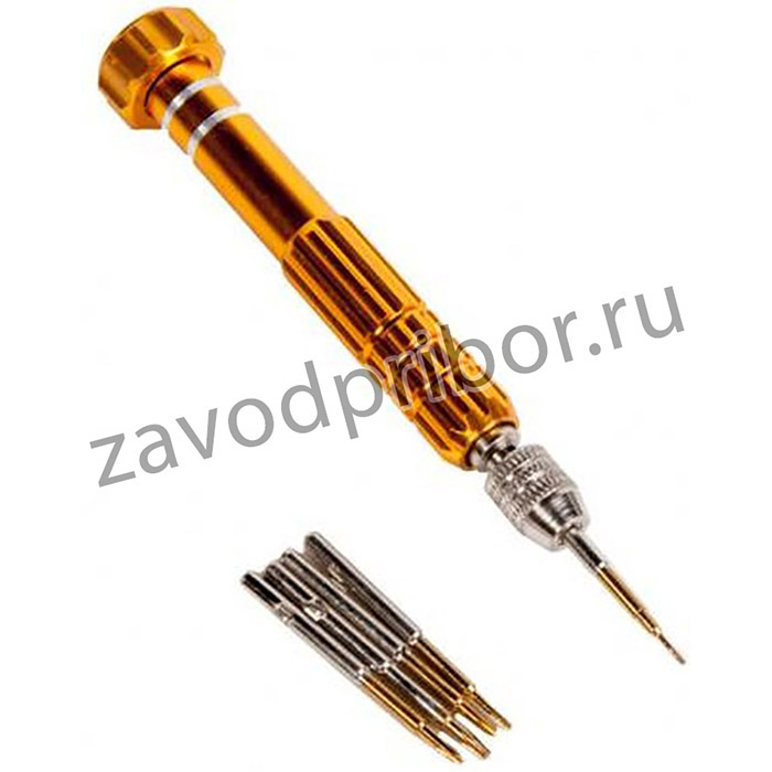 (MY-889) отвертка с набором бит MaYuan MY-889 5 в 1