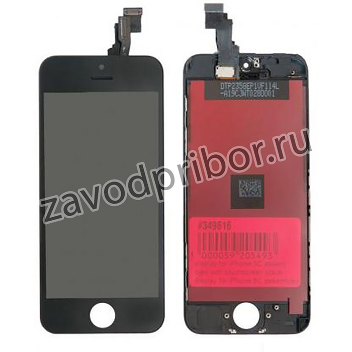 (iPhone 5C) дисплей для Apple iPhone 5C в сборе с тачскрином, черный