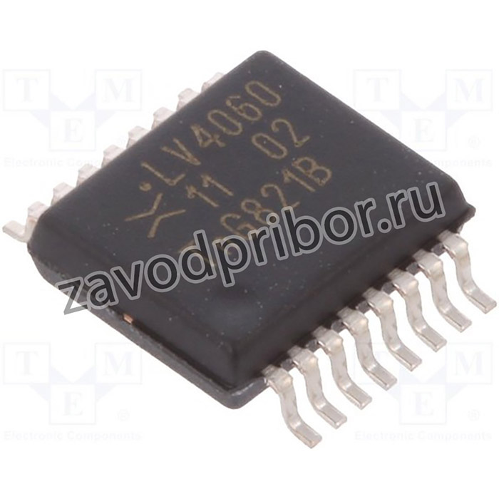 74LV4060DB.112, IC: цифровая; 14bit,двоичный счетчик; TTL; SMD; SSOP16; LV; туба