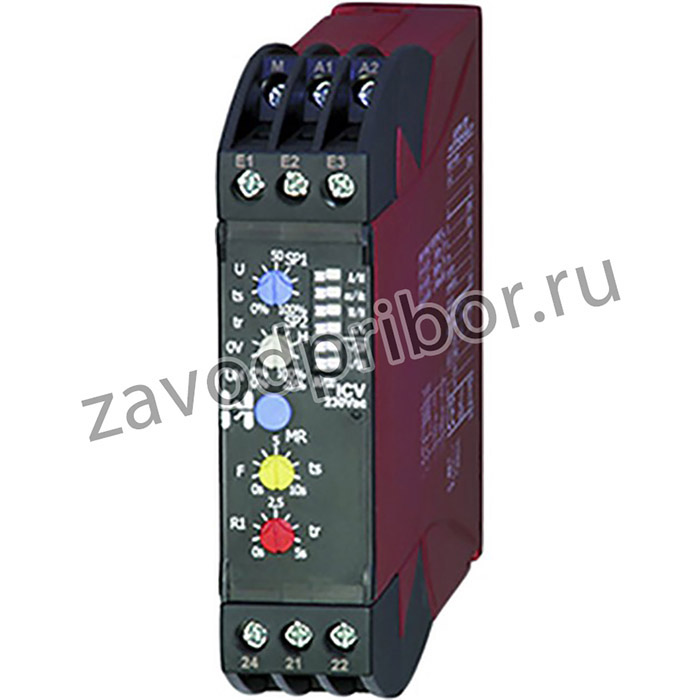 ICV 24Vac, Voltage Monitoring Relay, 1 Phase, DPDT, DIN Rail