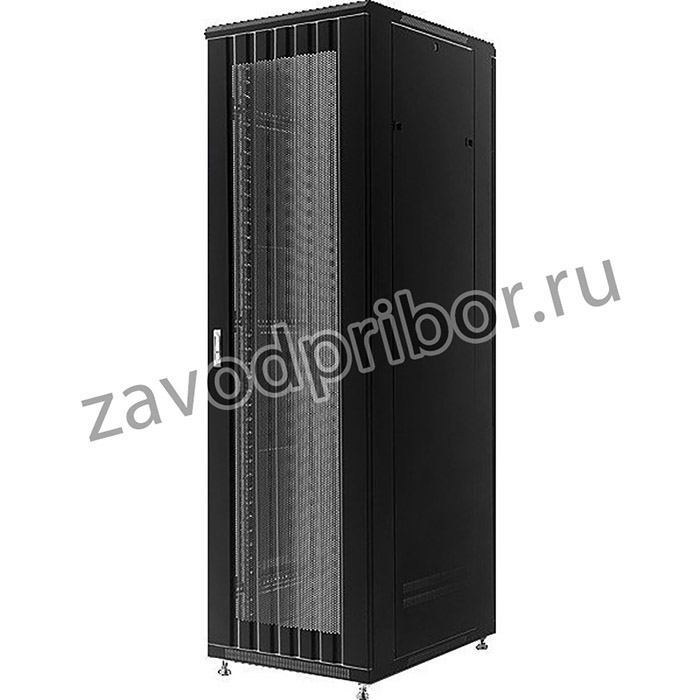 Шкаф 19 напольный 47U GYDERS GDR-478010BP 800х1000х2250 мм, черный, перфорированные двери
