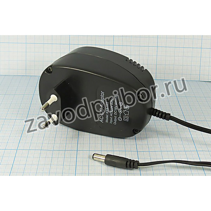 Сетевой адаптер 18В/0.5А, штекер внешним диаметром 5.5мм и внутренним диаметром 2.1мм, БП\ 18,0В\ 0,50А\220В\адап\ штD5,5d2,1\KXA-18S\; БП\