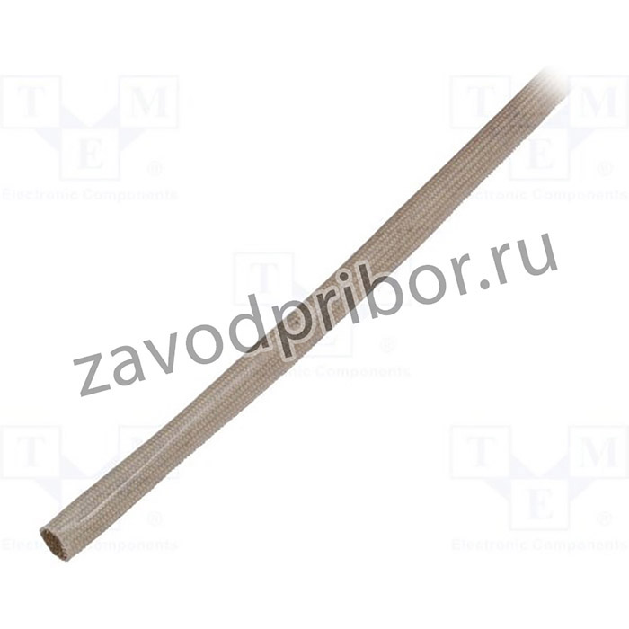 SEP5KV-6-LBR-200, Электроизоляционная трубка, Мат-л: стекловолокно, бежевый
