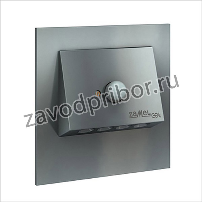 Zamel Светильник NAVI Графит/Нейтр.бел. в монт.коробку, 230V AC с датчиком движения