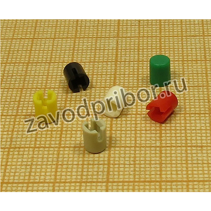 Колпачок, внутренний размер 2,5x2,5, d4,6x5,5, пластик, синий