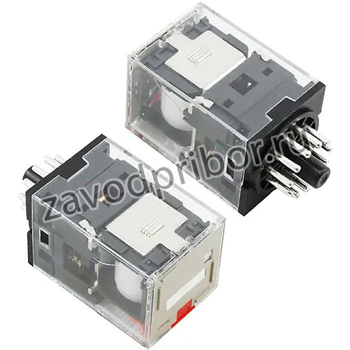 MKS2PI-24AC, Реле: электромагнитное, DPDT, Uобмотки: 24ВAC, 10A/250ВAC, 10А