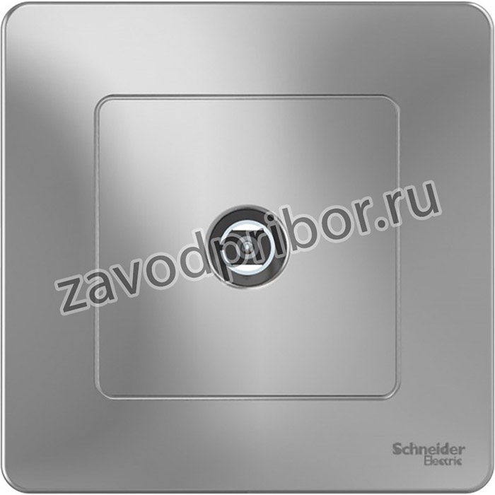 Systeme Electric Blanca внутр Алюминий Розетка TV