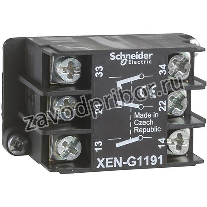 Элемент контактный NC+NO+NO SchE XENG1491